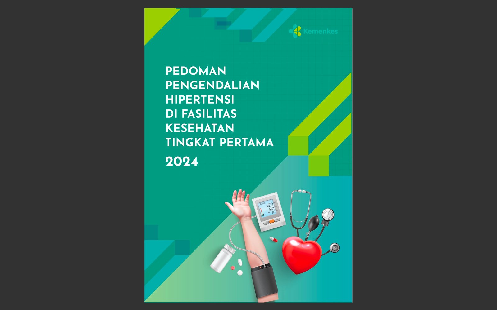 Cover eBook Pedoman Pengendalian Hipertensi di Fasilitas Kesehatan Tingkat Pertama 2024